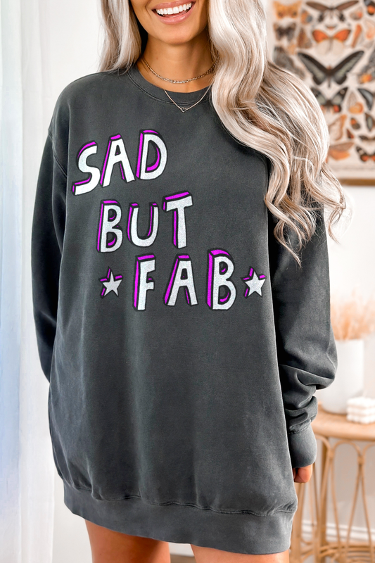 Sad But Fab Women's Vintage Crewneck Sweatshirt