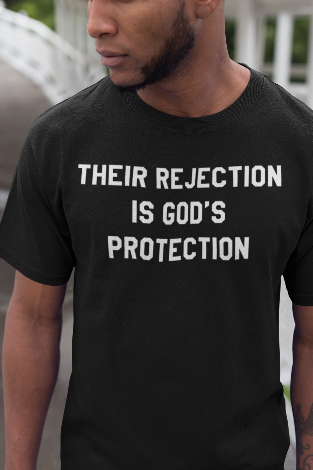 Their Rejection Is God's Protection Men's Classic T-Shirt