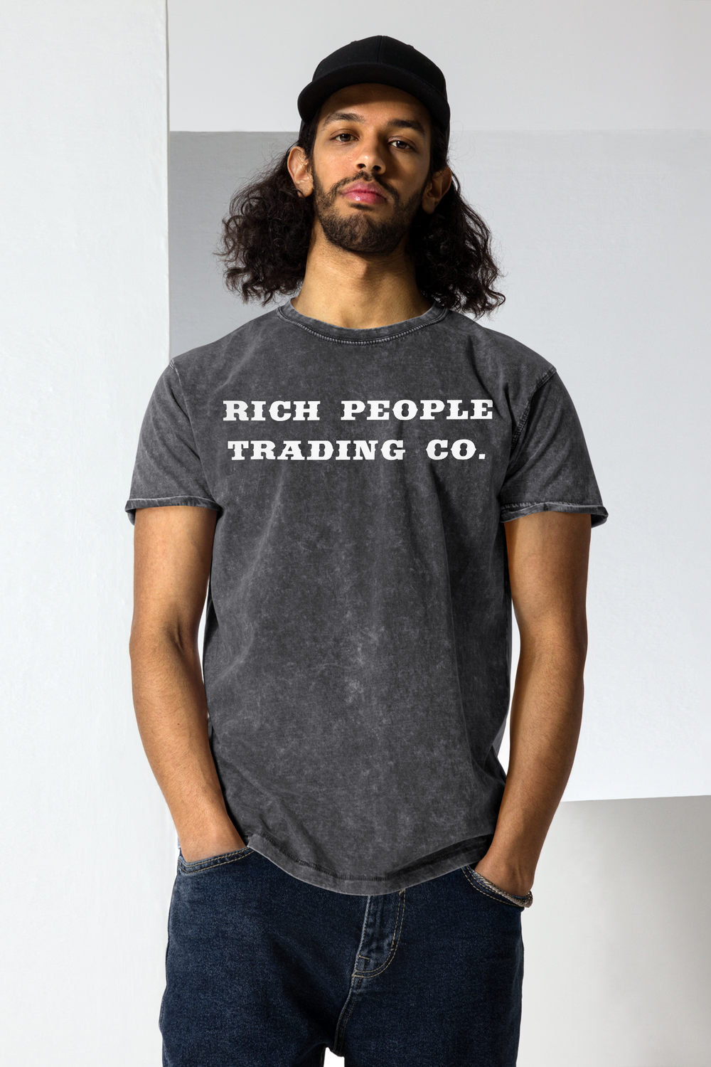 Rich People Trading Co. Men's Denim T-Shirt