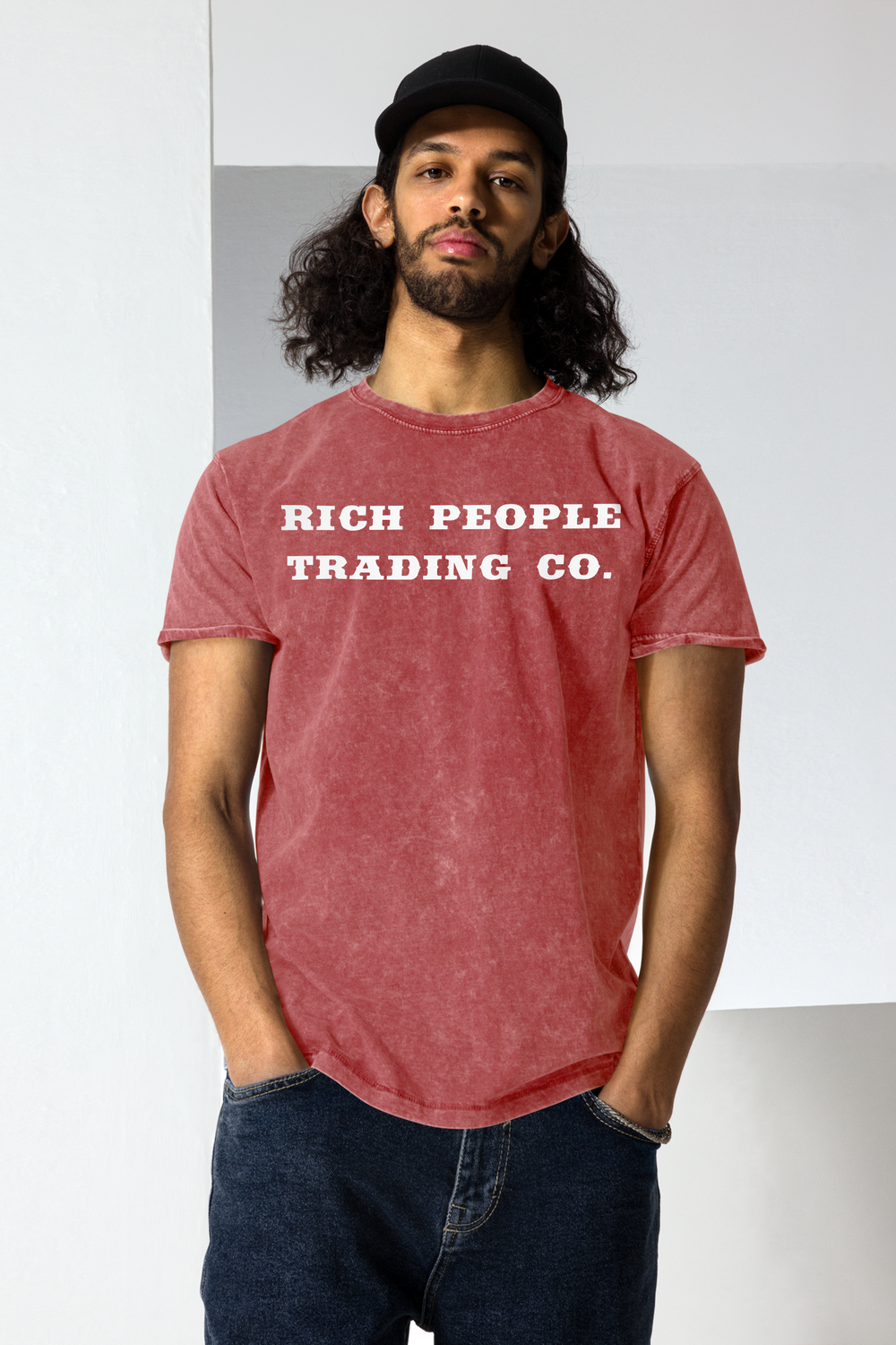 Rich People Trading Co. Men's Denim T-Shirt