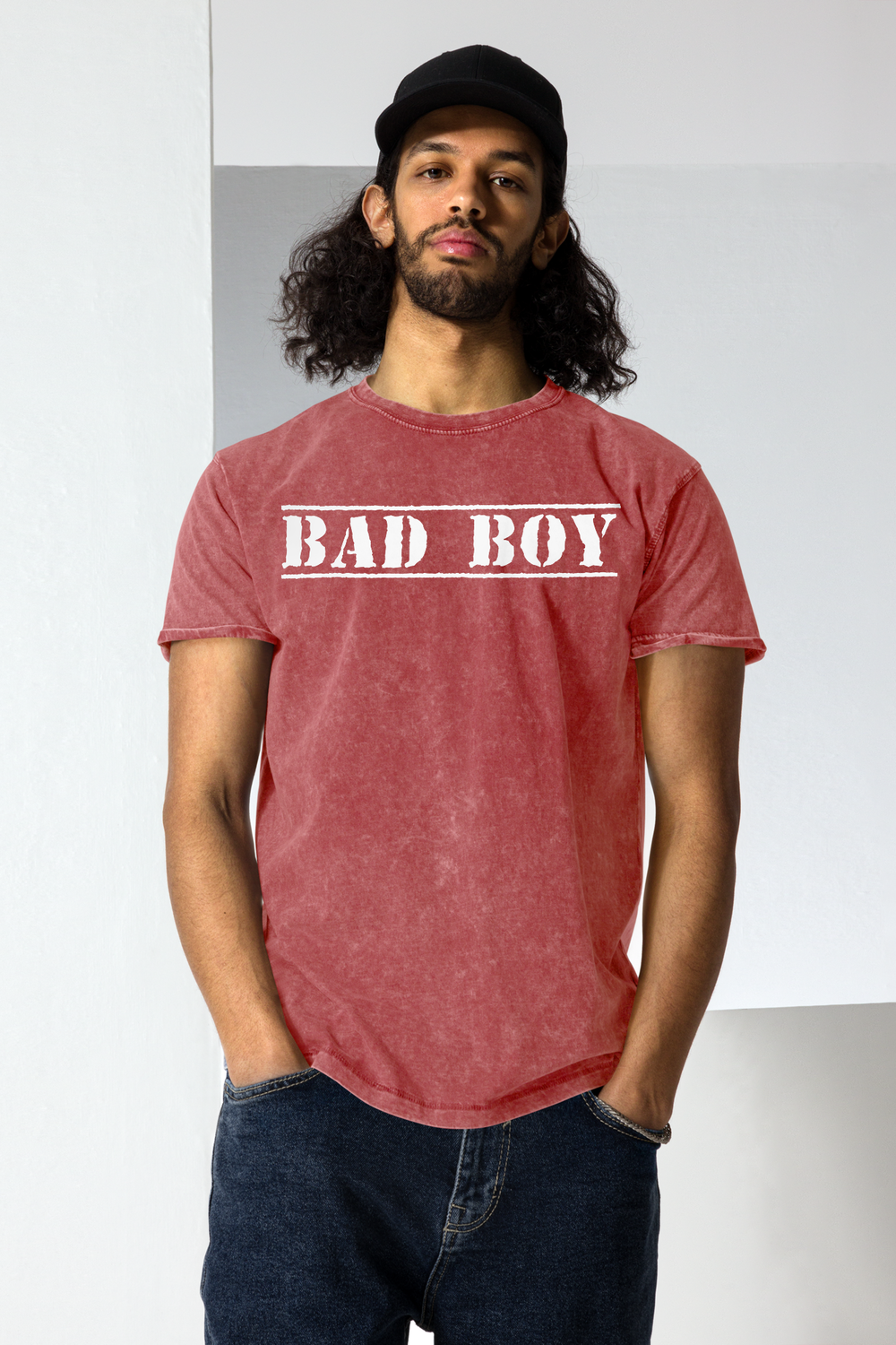 Bad Boy Men's Denim T-Shirt