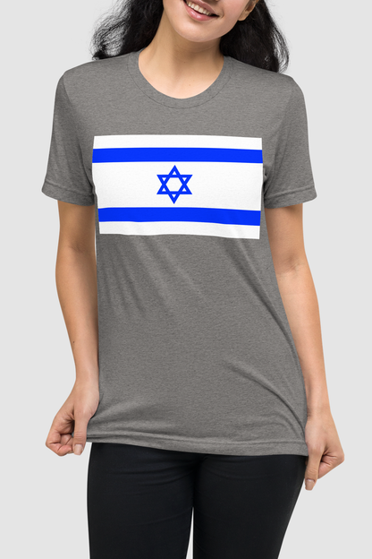 Israel Flag Women's Tri-Blend T-Shirt