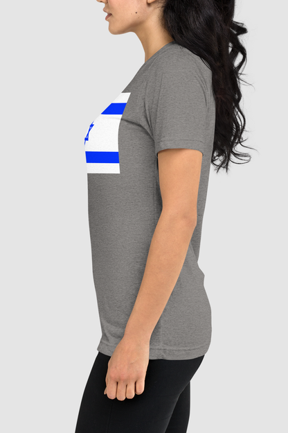 Israel Flag Women's Tri-Blend T-Shirt