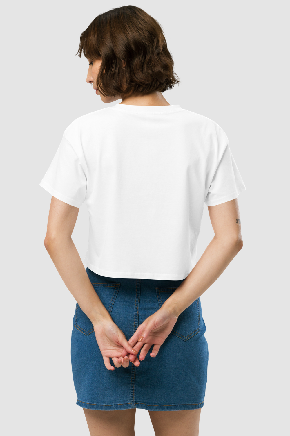 Marquise du Châtelet Women's Relaxed Crop Top T-Shirt