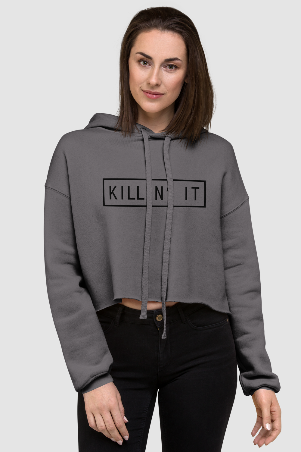 Killin' It Crop Hoodie