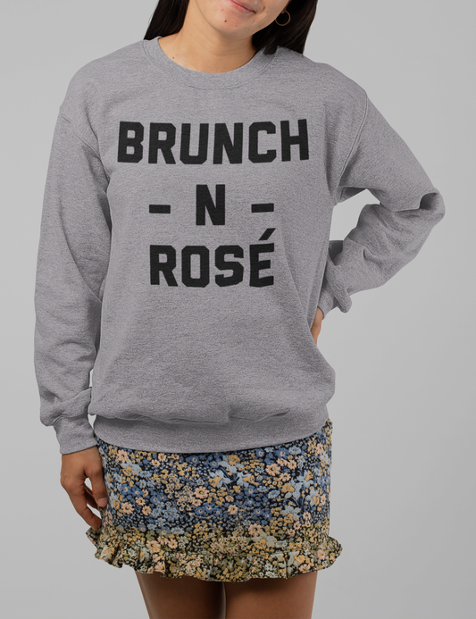 Brunch N Rosé | Crewneck Sweatshirt - OniTakai