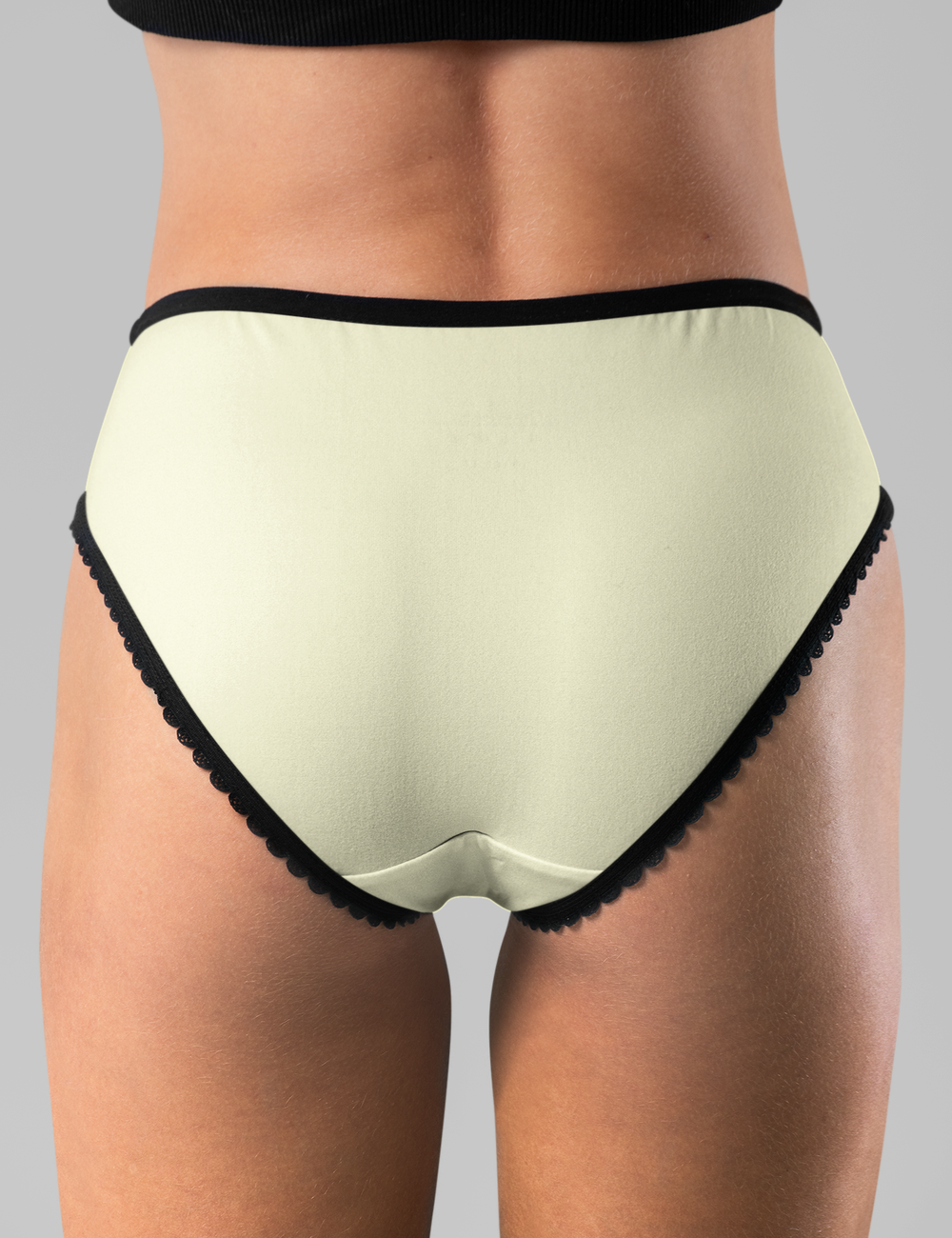 Le Crème Creamy Colored Women's Intimate Underwear Briefs - OniTakai