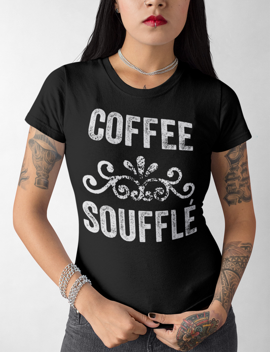 Coffee And Soufflé Women's Style Black T-Shirt - OniTakai