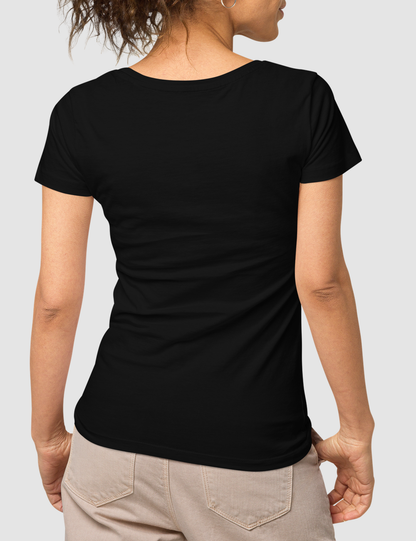 Marquise du Châtelet Women's Organic Black Round Neck T-Shirt - OniTakai