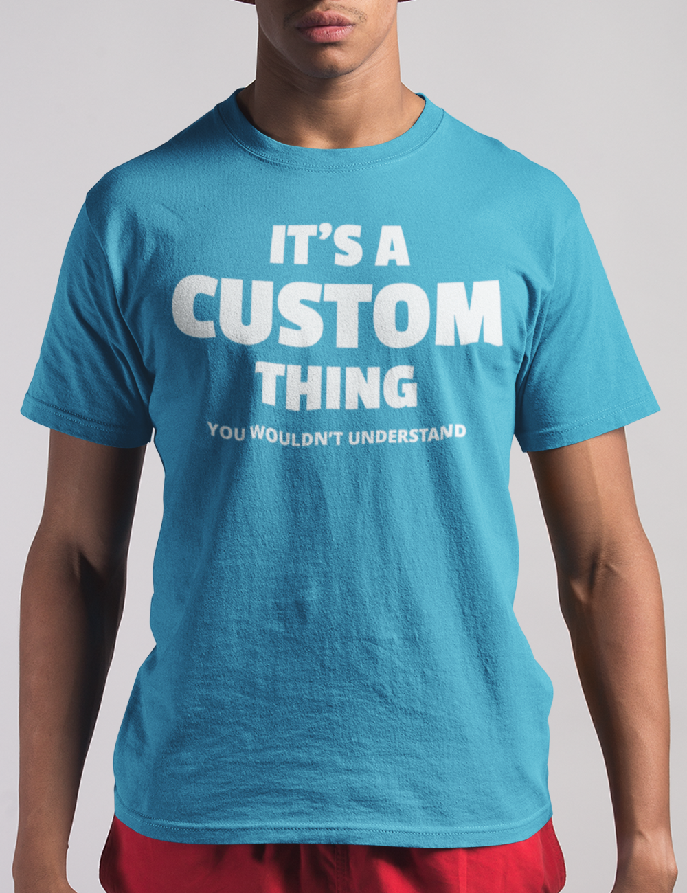 Customizable It's A Custom Thing You Wouldn't Understand Men's Classic Sapphire T-Shirt - OniTakai